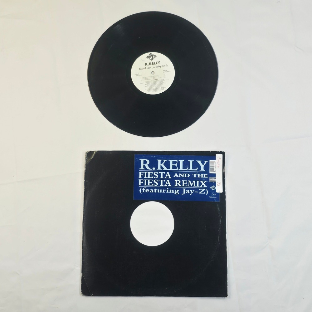 R. Kelly Fiesta Remix Jay-Z Vinyl Record 12 Inch Black 33 RPM Jive Records